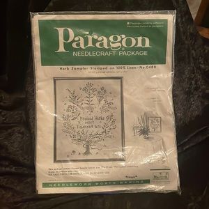 VTG Paragon Needlecraft Package  SEALED “Bruised Herbs most Fragrant are”